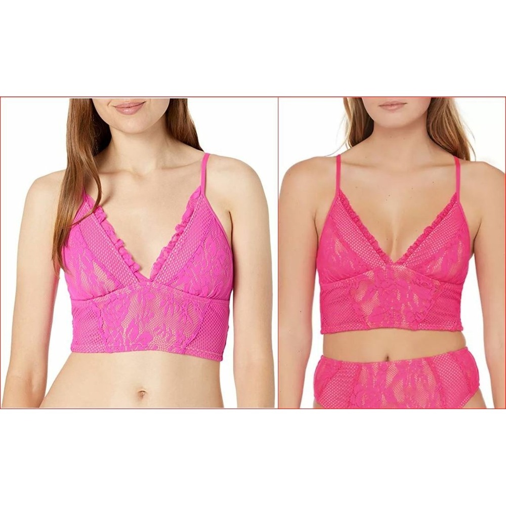 BCBGeneration Pink Lace 2 Pc Swimsuit GN0RN89 GN0RN97 Womens Size S